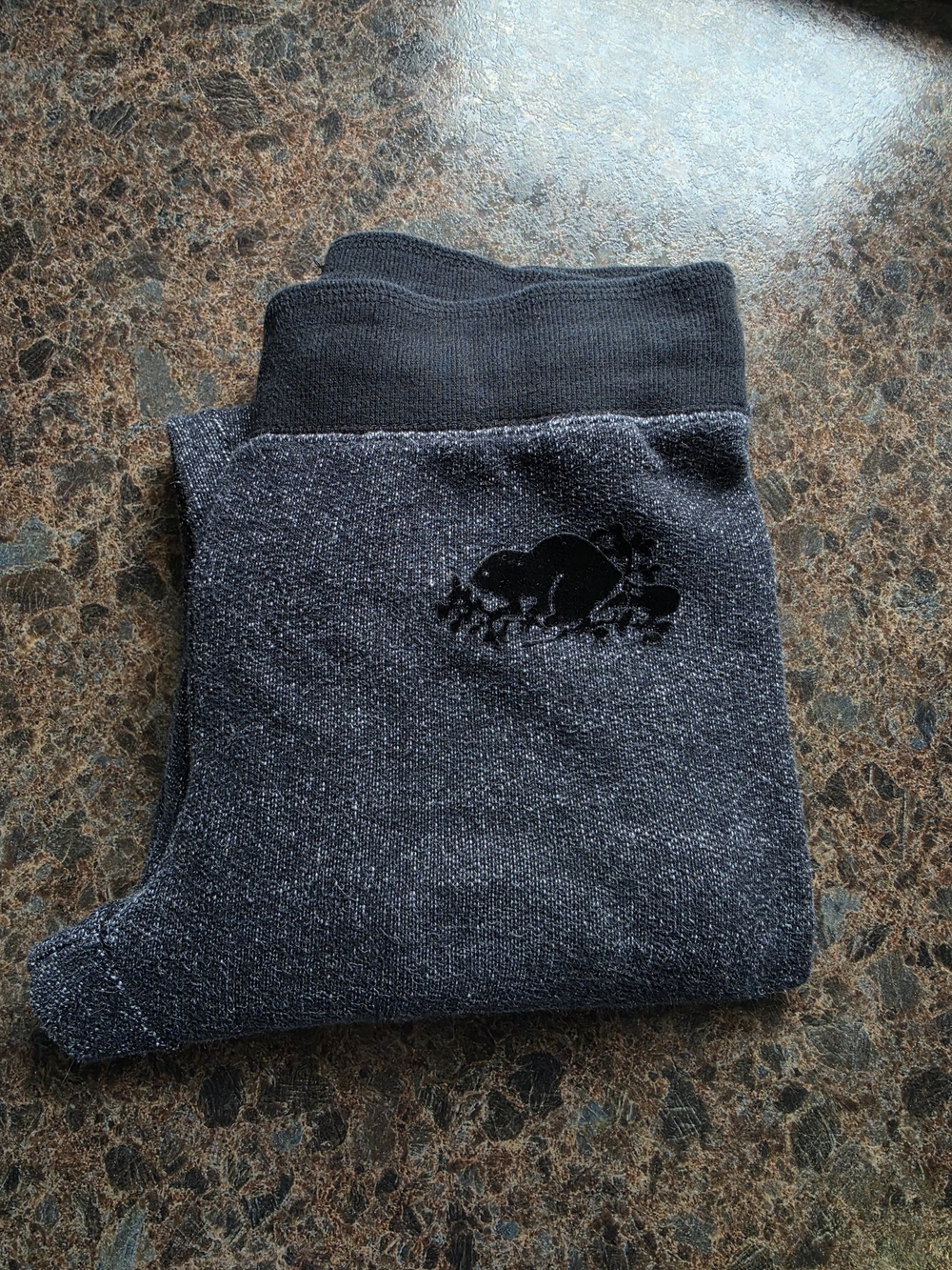 Roots Women's Teens Salt & Pepper Joggers Size XS.